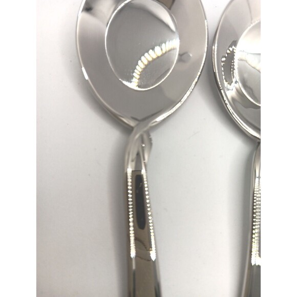 Lenox Simply Fine Twist Mini / Sample Spoon 5 Piece Set 18/10 Stainless Rare - Picture 2 of 8